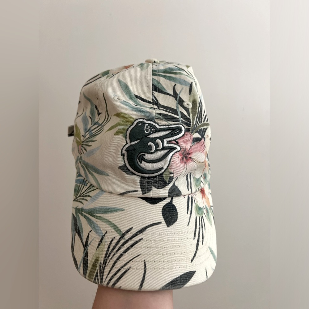 Baltimore Orioles Floral Baseball Hat